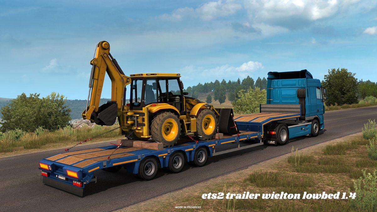 ets2 trailer wielton lowbed 1.4